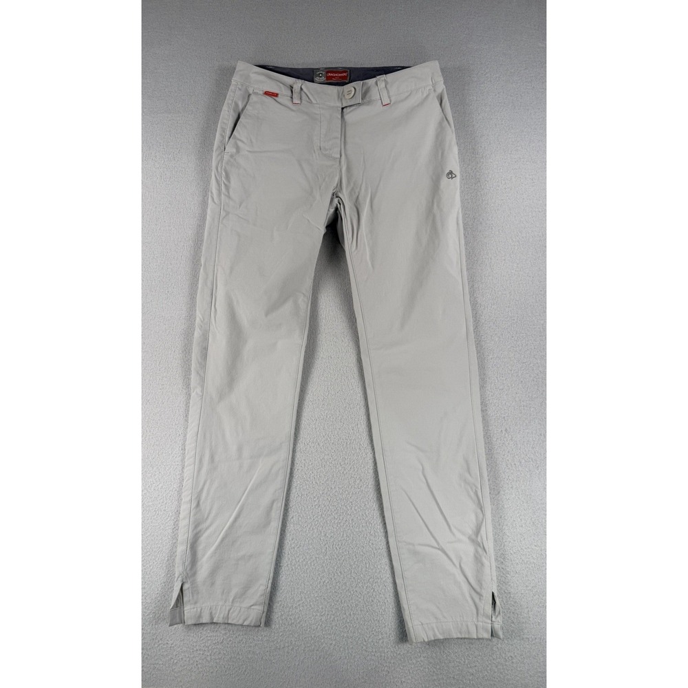Craghoppers Womens Insect Shield Nylon Hiking Pants Size 8 Gray